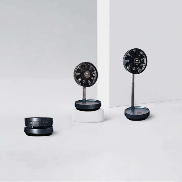 Airdog Smart Battery-Powered Portable Rechargeable Folding Fan