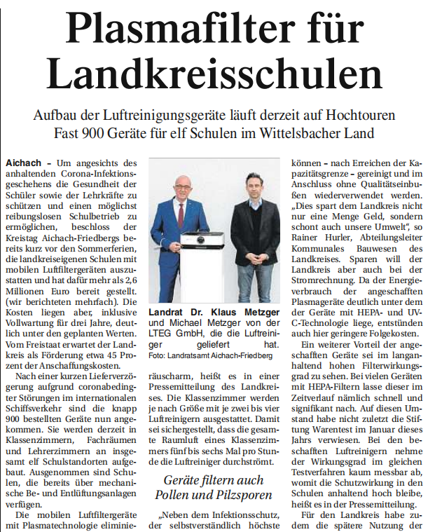 News Report Airdog X8 in German School